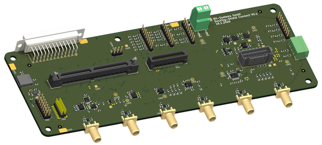 Docking-Shield with analog frontend