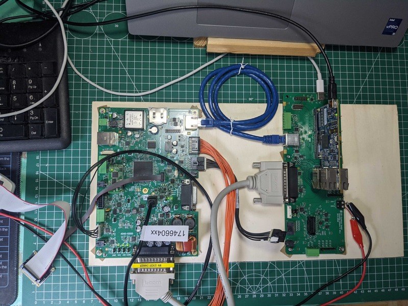 LoopCheck test bench in operation